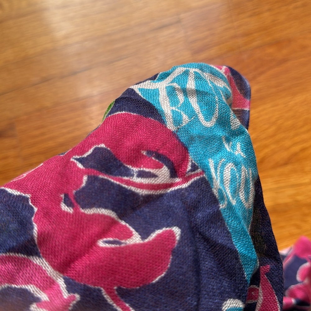 GUC Lilly Pulitzer Rock My Boat Murfette Scarf IM - Picture 6 of 7